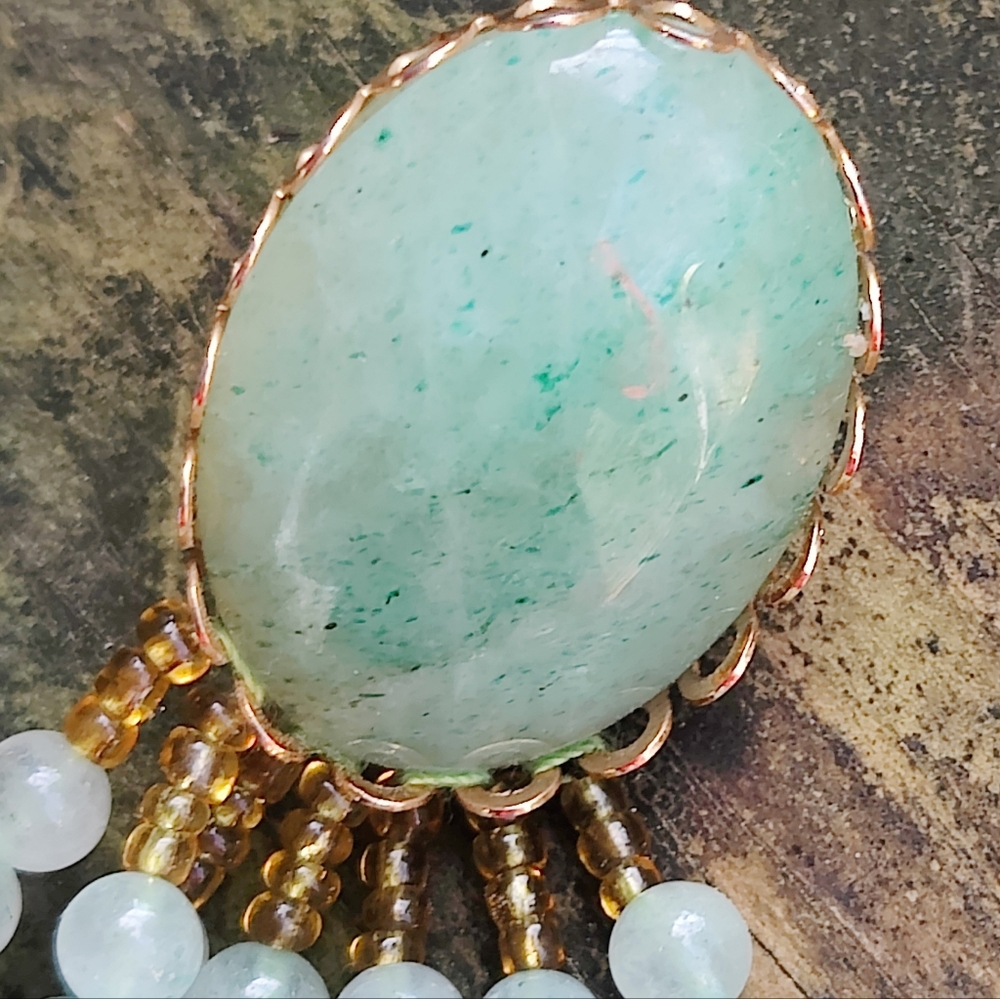 Vintage Jade Earrings - Picture 3 of 6